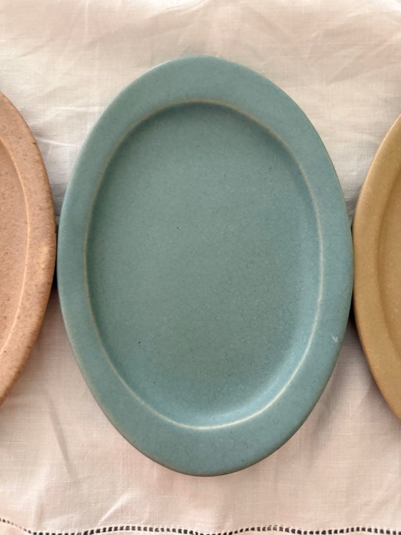 【古川まみ】オーバル！中皿 作家 ３枚