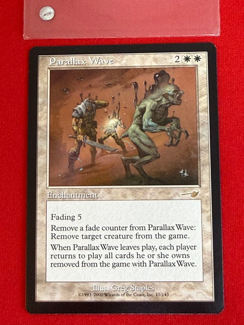 MTG ★☆ パララクスの波 Parallax Wave 英語版 マジック