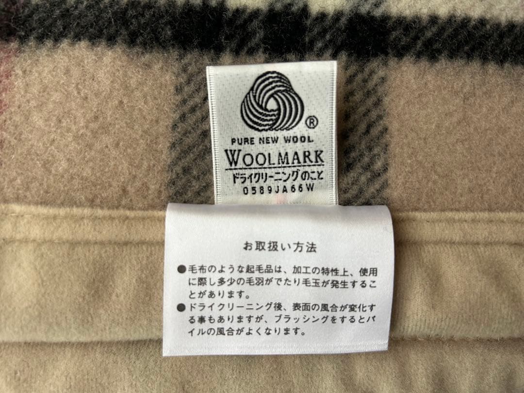 Burberry チェック柄ブランケット 140x200