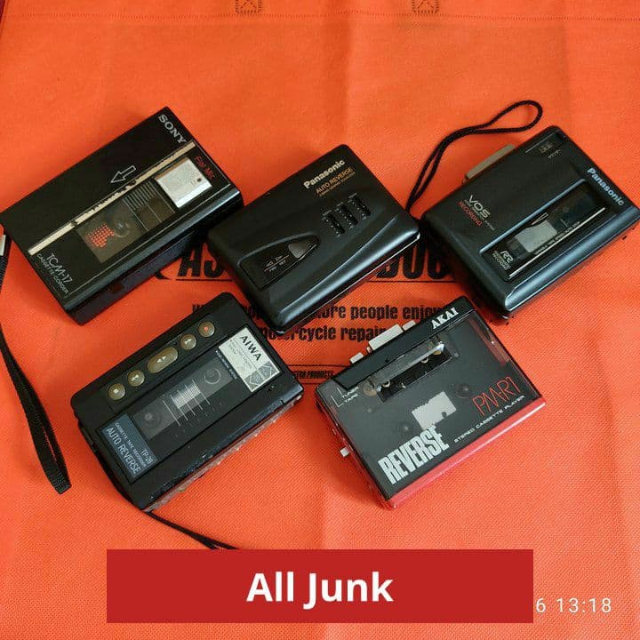 【激レア】AKAI コンパクトカセットプレイヤー PM-R1昭和レトロ