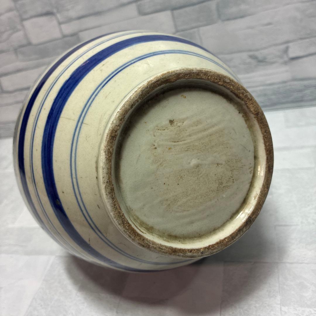 明治 焼き物 レトロ 徳利 花瓶 養蚕焼?