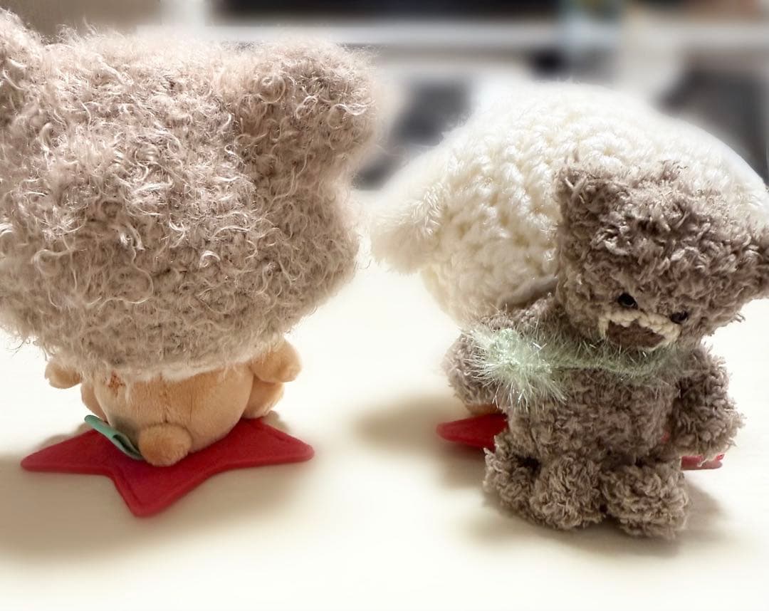 txt ボムギュ バムグッ お座りキーリング 小物付き キーホルダー