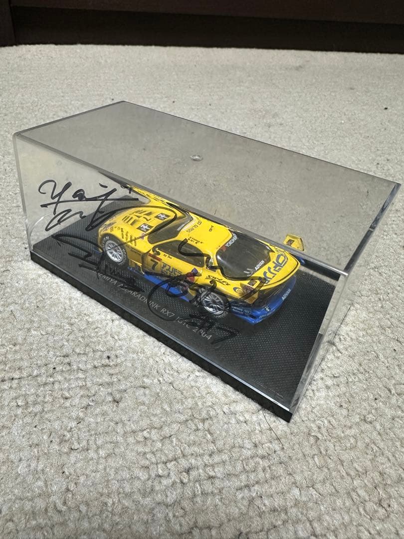 RE雨宮 RX-7 FD3S 2004 1/43 直筆サイン2名
