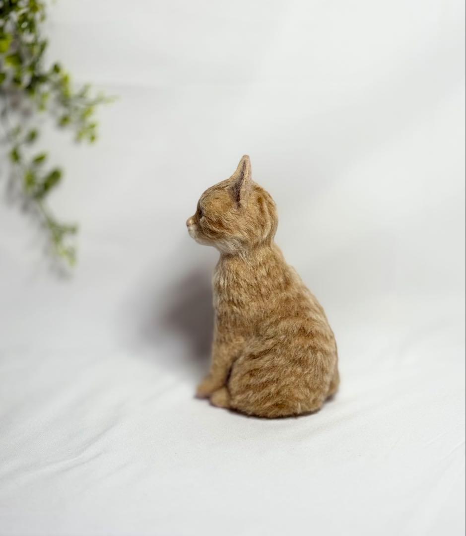 羊毛フェルト 猫 茶トラ サンプルページ ねこ