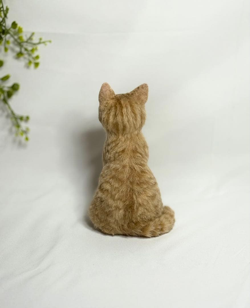 羊毛フェルト 猫 茶トラ サンプルページ ねこ