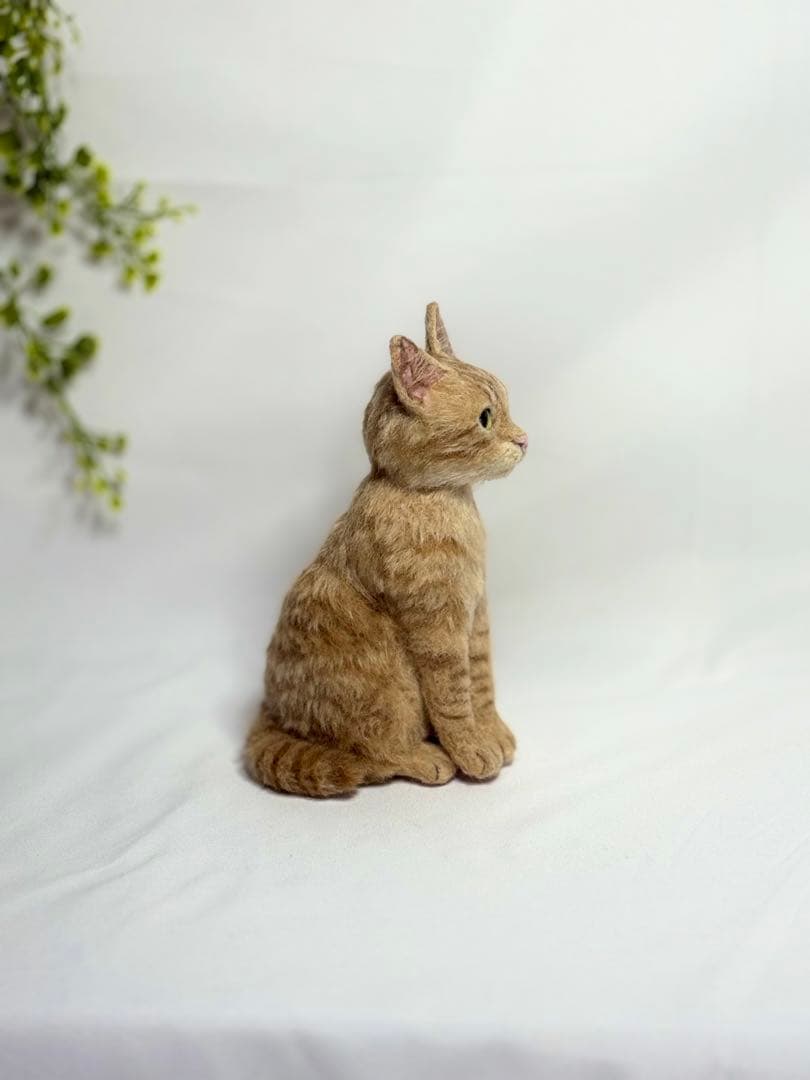 羊毛フェルト 猫 茶トラ サンプルページ ねこ