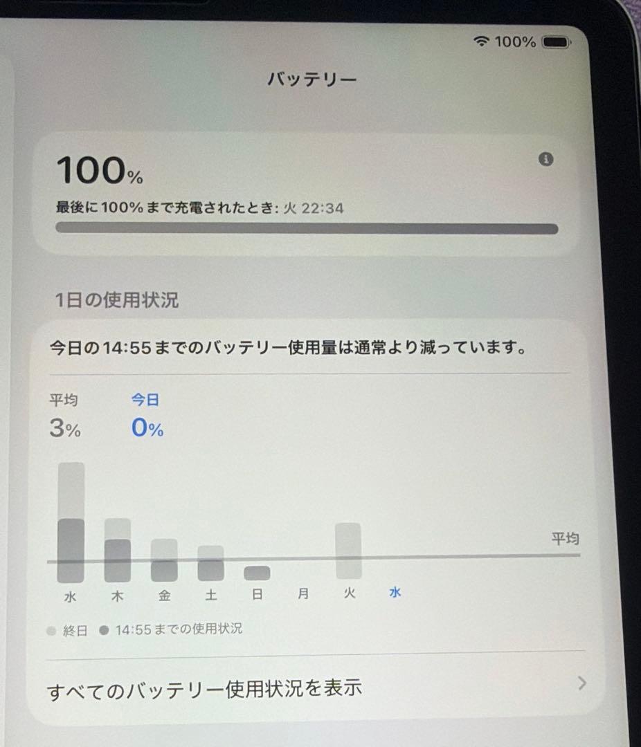 iPad Pro 11インチWiFiモデル 第4世代256GB スペースグレイ