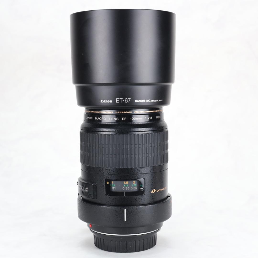 EF100mm F2.8 マクロ USM フード ケース UVフィルター 三脚座