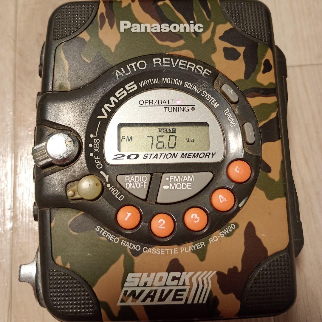 Panasonic SHOCK WAVE ステレオカセットプレーヤー 本体のみ