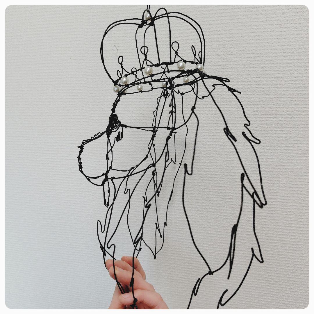 ワイヤーアート　ワイヤークラフト　ライオンさん