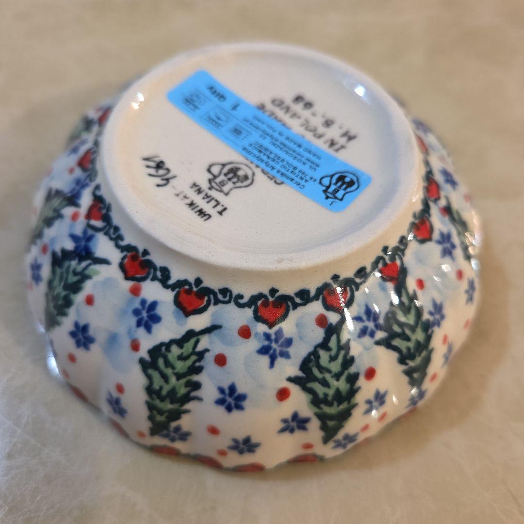 ポーリッシュポタリー　雪だるまデザイン 食器セット