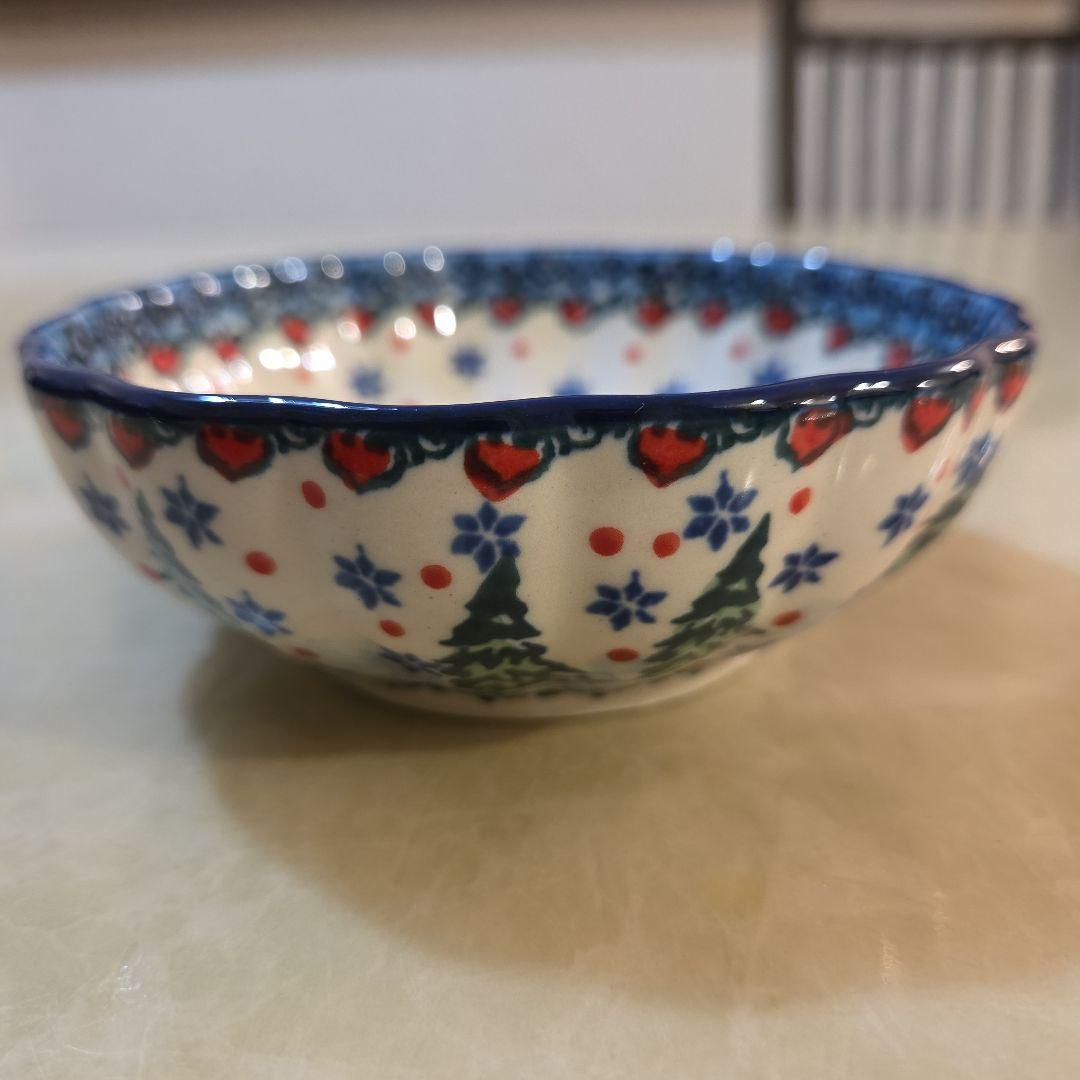 ポーリッシュポタリー　雪だるまデザイン 食器セット