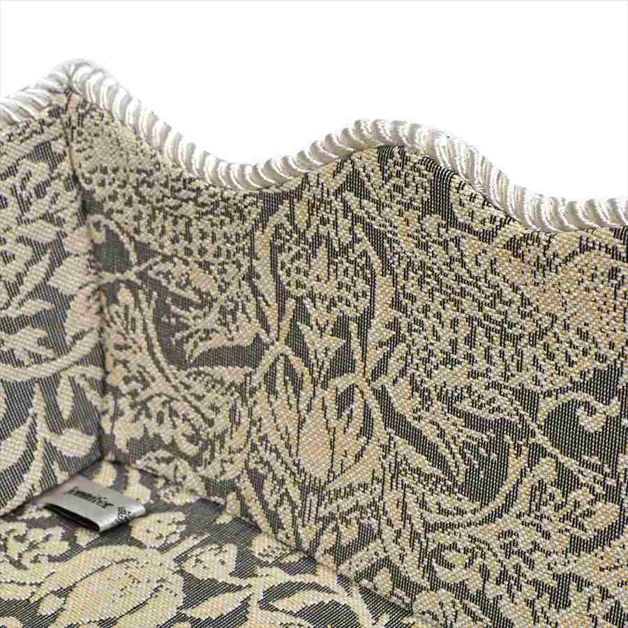 新品　ジェニファーテイラー 脚付き小物入れ いちご泥棒 グレー