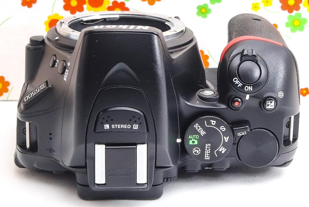 Nikon D5500☆Wi-Fi内蔵☆高性能一眼レフ☆自撮り可能☆ダブルレンズ