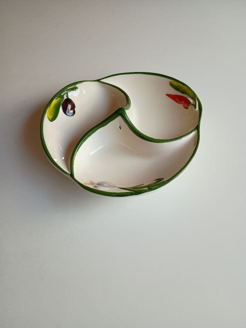 パンジーページ　新品・未使用イタリア製オレンジ柄サラダボウル２枚セットほか