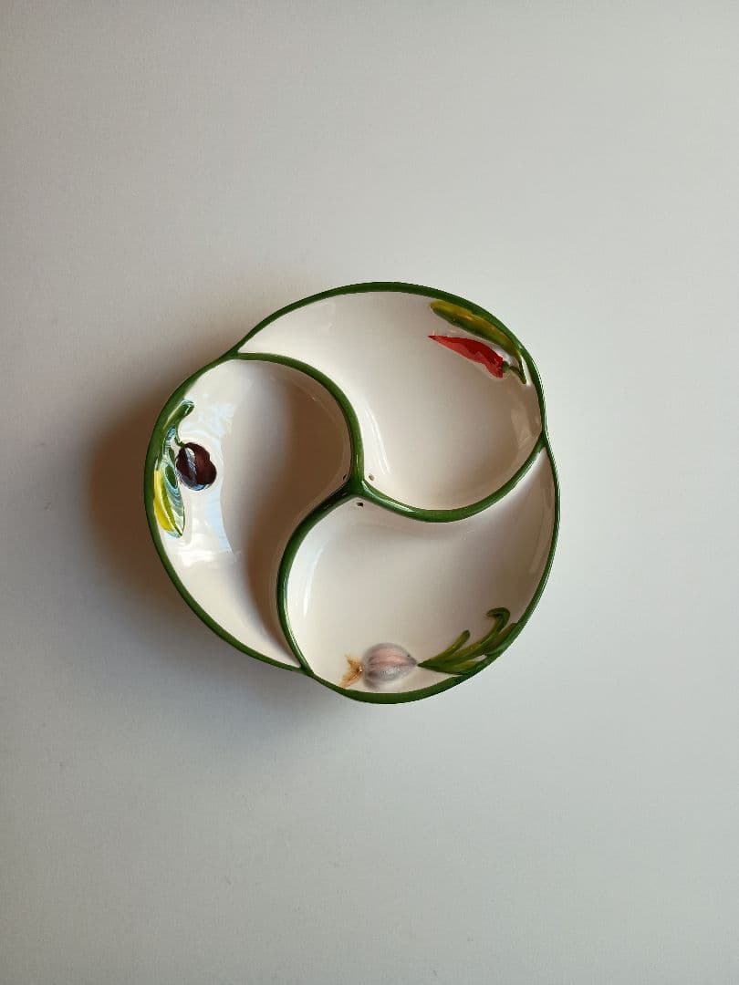 パンジーページ　新品・未使用イタリア製オレンジ柄サラダボウル２枚セットほか