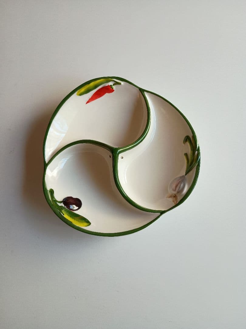 パンジーページ　新品・未使用イタリア製オレンジ柄サラダボウル２枚セットほか