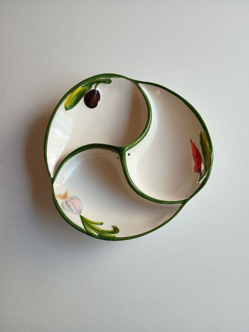 パンジーページ　新品・未使用イタリア製オレンジ柄サラダボウル２枚セットほか