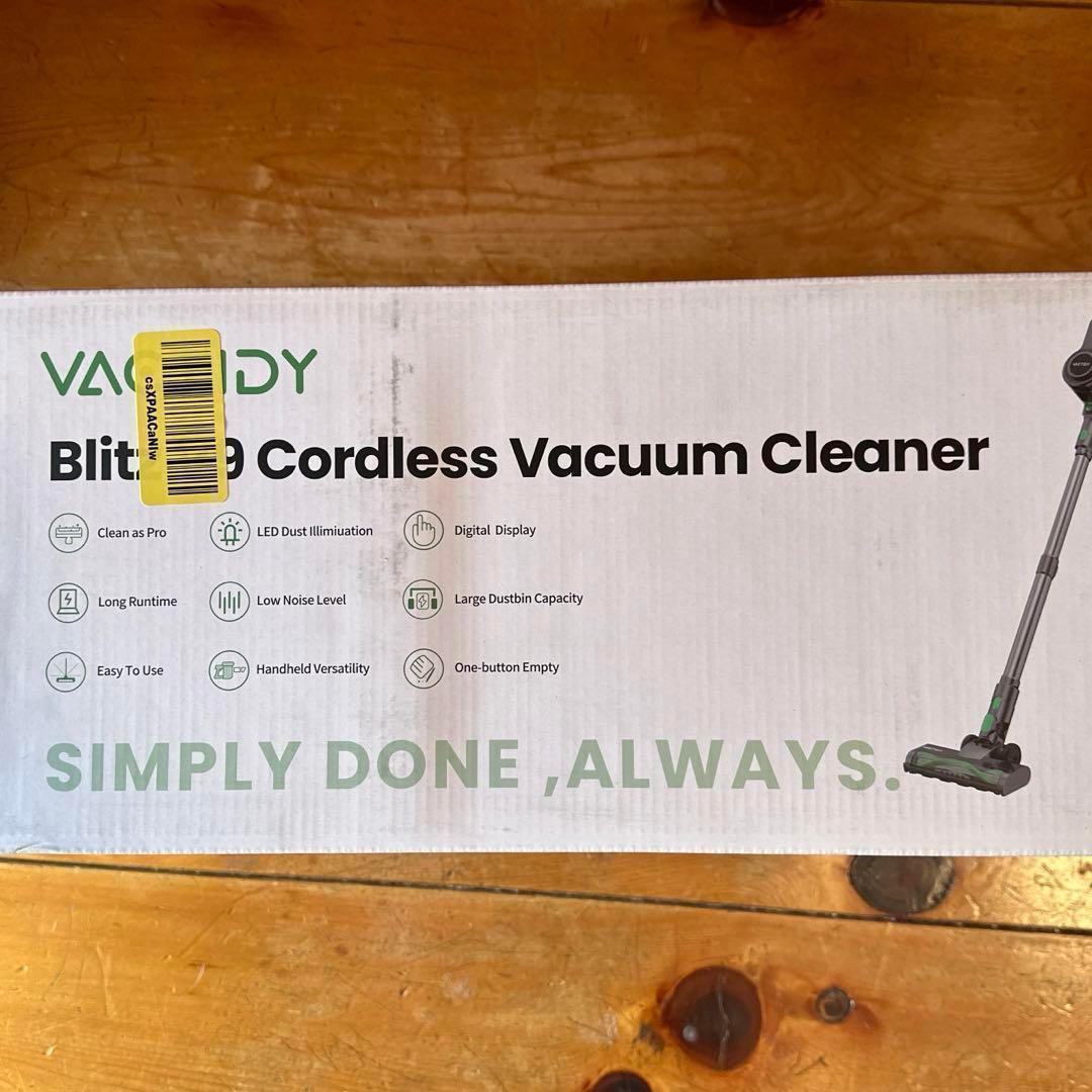 R1523-63-140】コードレス掃除機　42KPa強力吸引　55分間連続稼働