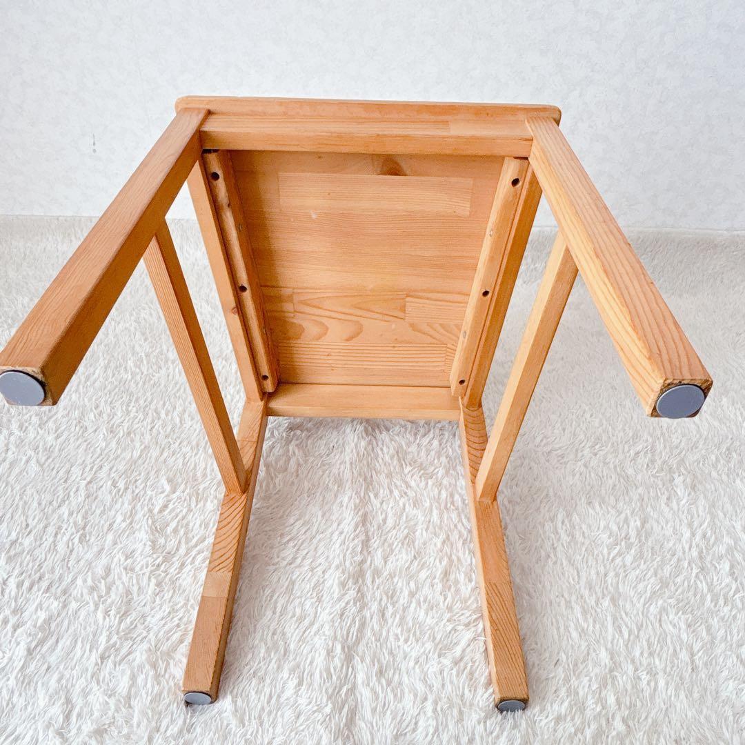 美品】天然木 ダイニング リビング スラットバックチェア カントリー