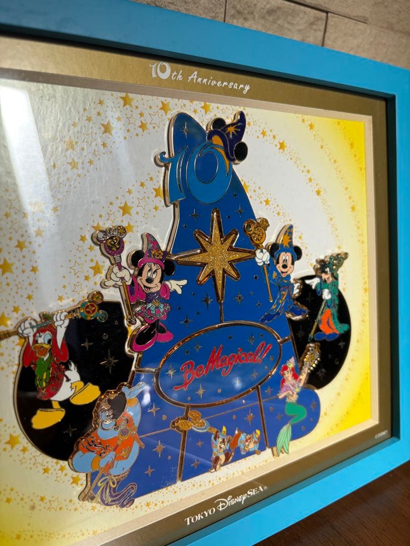 東京ディズニーシー 10周年 ピンバッジ アートフレーム
