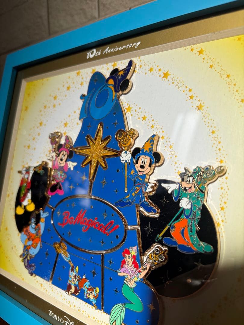東京ディズニーシー 10周年 ピンバッジ アートフレーム