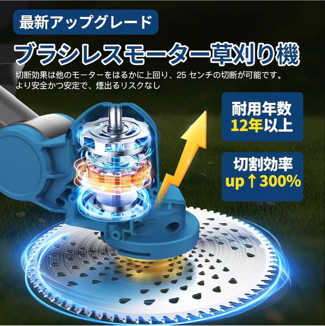 新品☆芝刈り機☆草刈機☆充電式