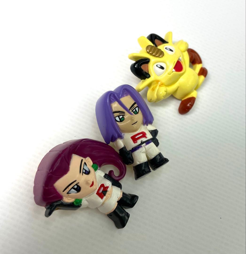 ポケモン　ロケット団　ムサシ　コジロウ　ニャース 初期　グッズ　クリップ　アニメ