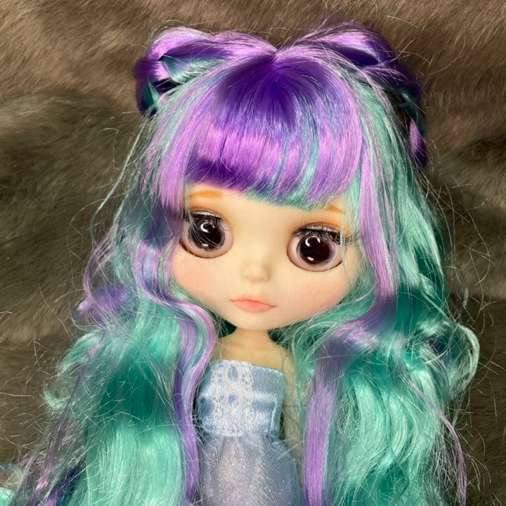 アイシードール 白肌 パール グリーンミックス カスタム ガラス目 アイチェンジ