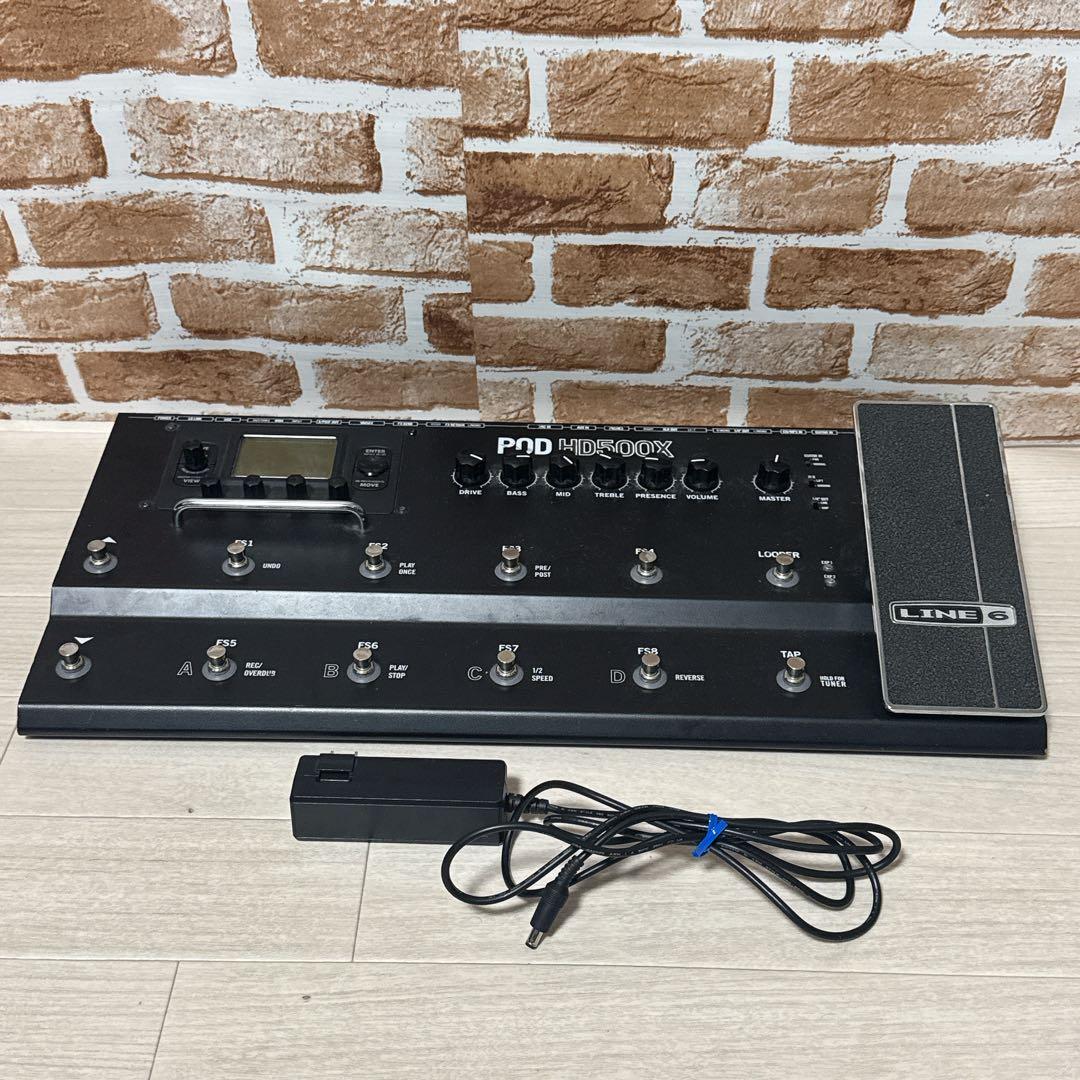 LINE6 POD HD500X ギターマルチエフェクター　シミュレータ