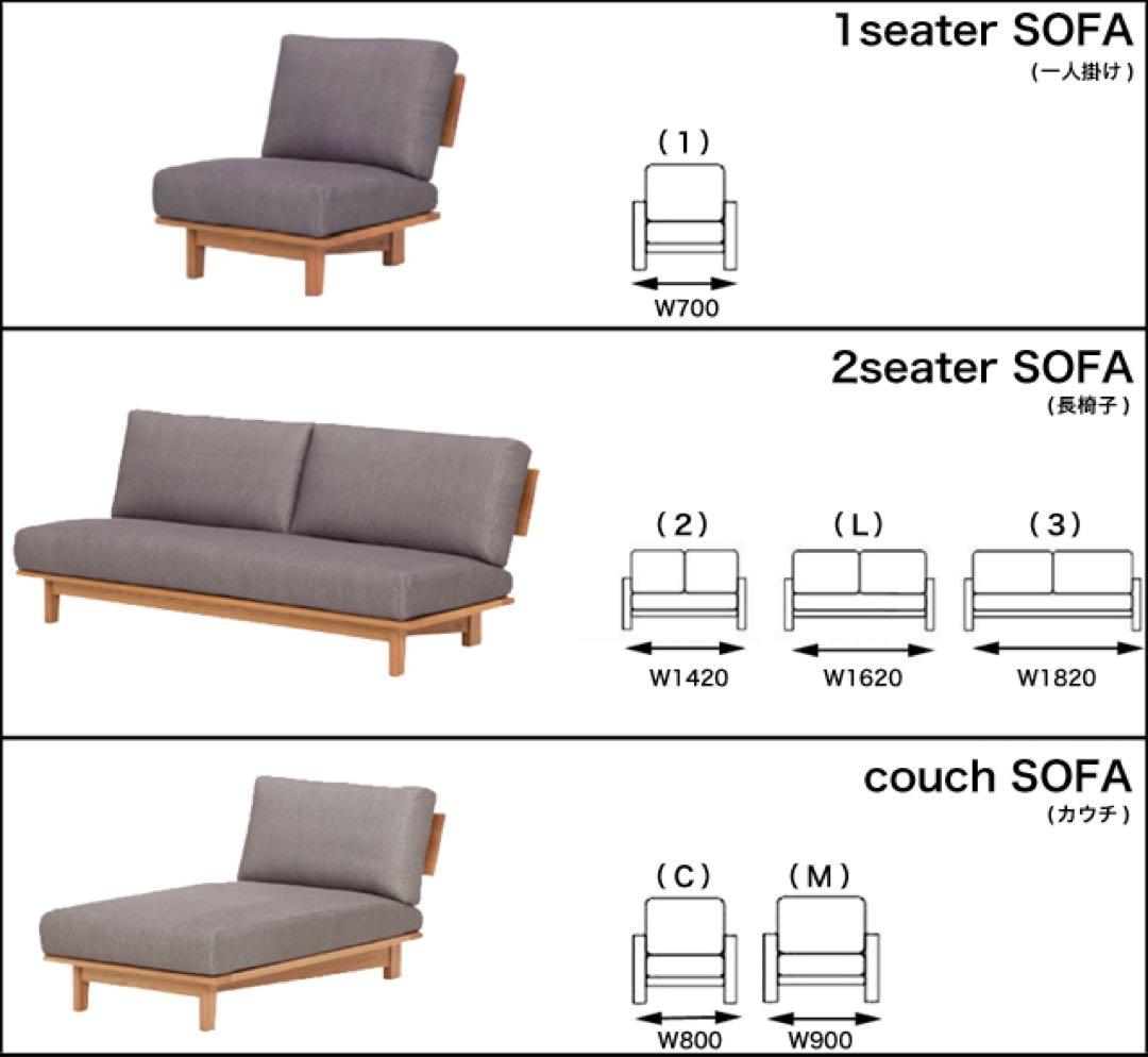 【美品】ナガノインテリア friendly!! LC034 ソファー