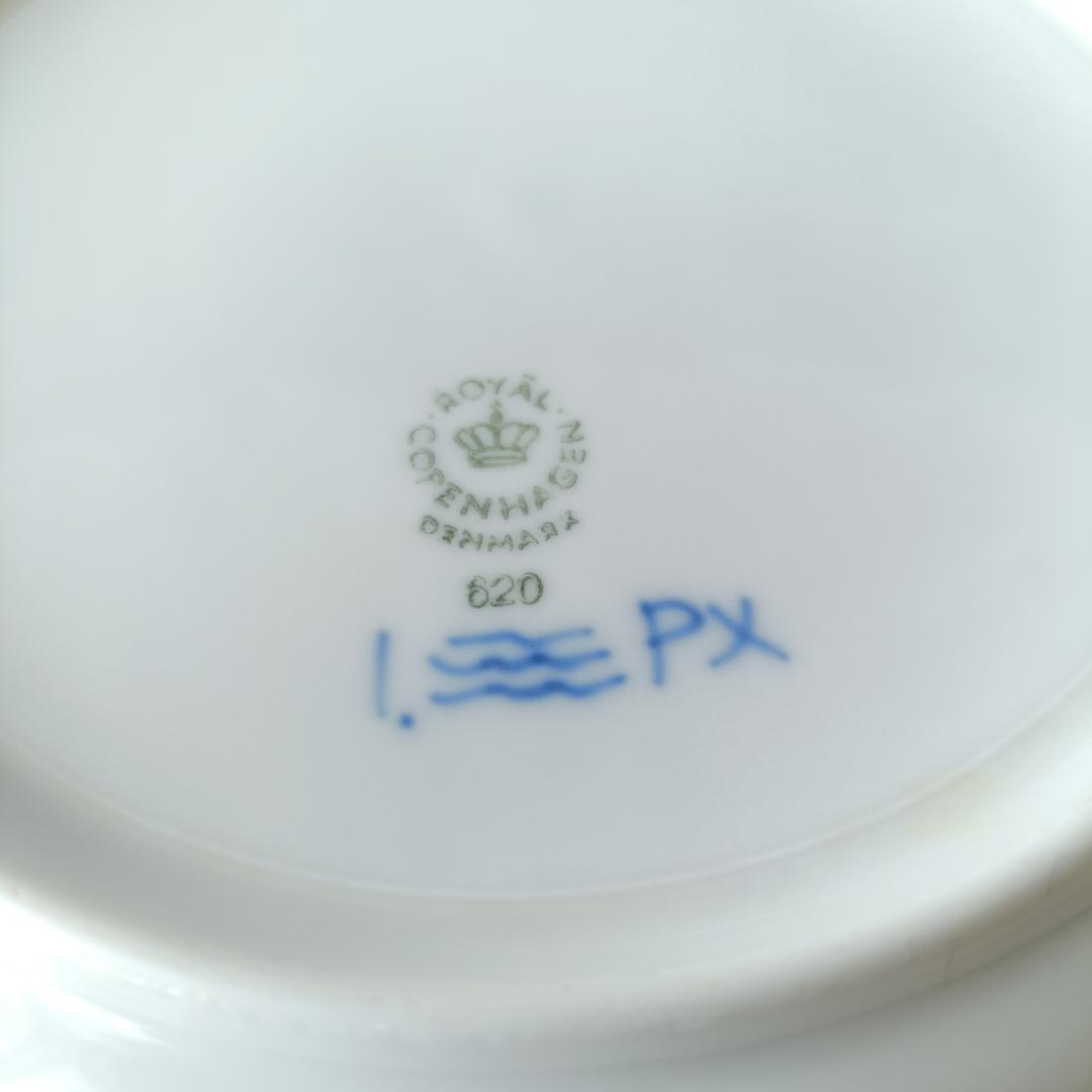 ロイヤルコペンハーゲン ブルーフルーテッドプレイン 19cm プレート 2枚組