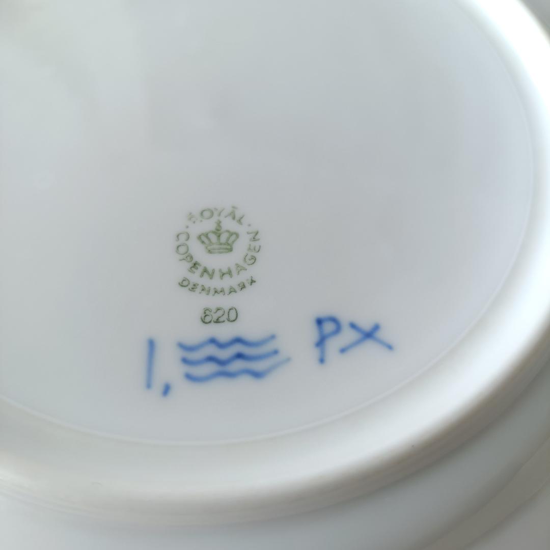 ロイヤルコペンハーゲン ブルーフルーテッドプレイン 19cm プレート 2枚組