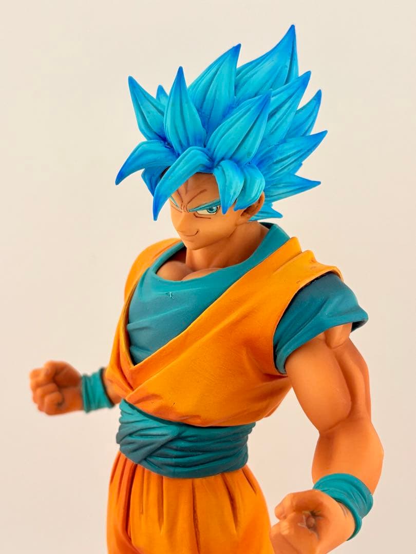 き*ね様 ドラゴンボール フィギュア 超サイヤ人ブルー 孫悟空 MSP リペイン
