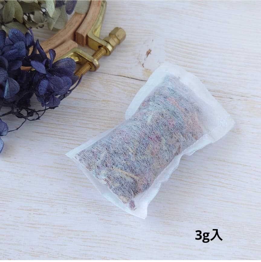 ちっちゃなりんりんお守りサシェ /巾着サシェ【フラワーバスケット】