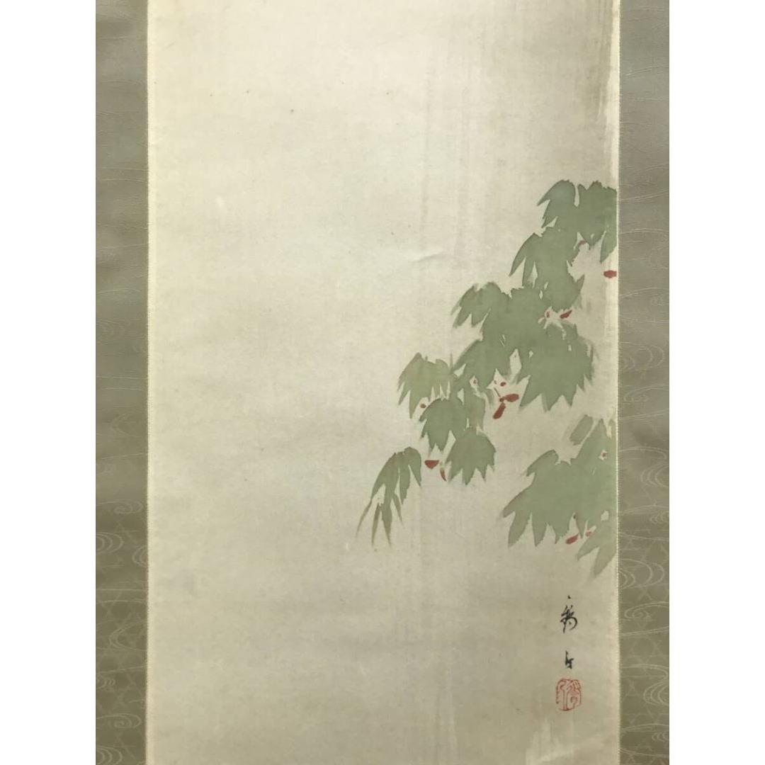 真作/作者不詳/瀧図/滝図/瀑布図/夏の掛軸/掛軸☆宝船☆AK-819