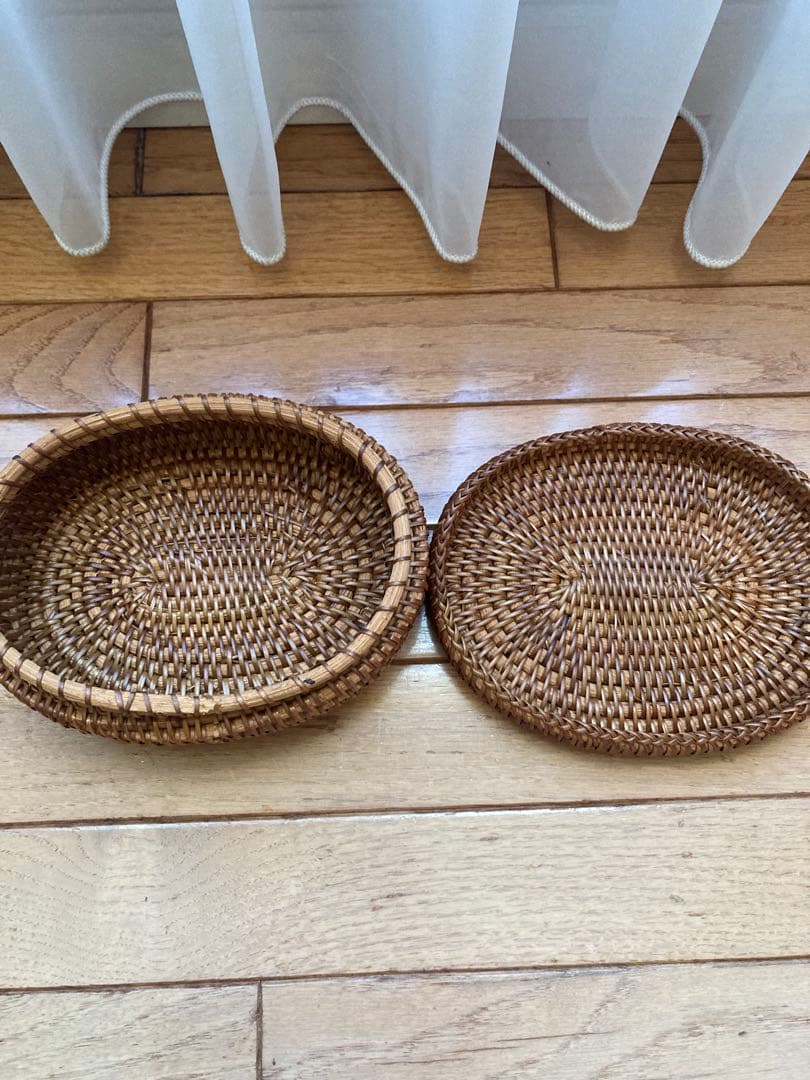 編みかご　小物入れ