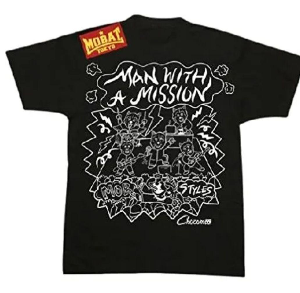 MAN WITH A MISSION × mobstyle Tシャツ　マンウィズ