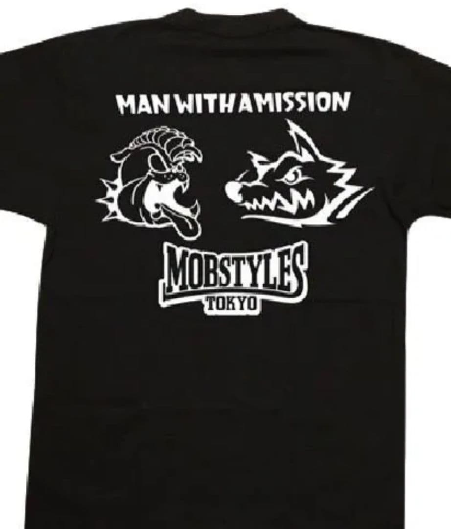 MAN WITH A MISSION × mobstyle Tシャツ　マンウィズ