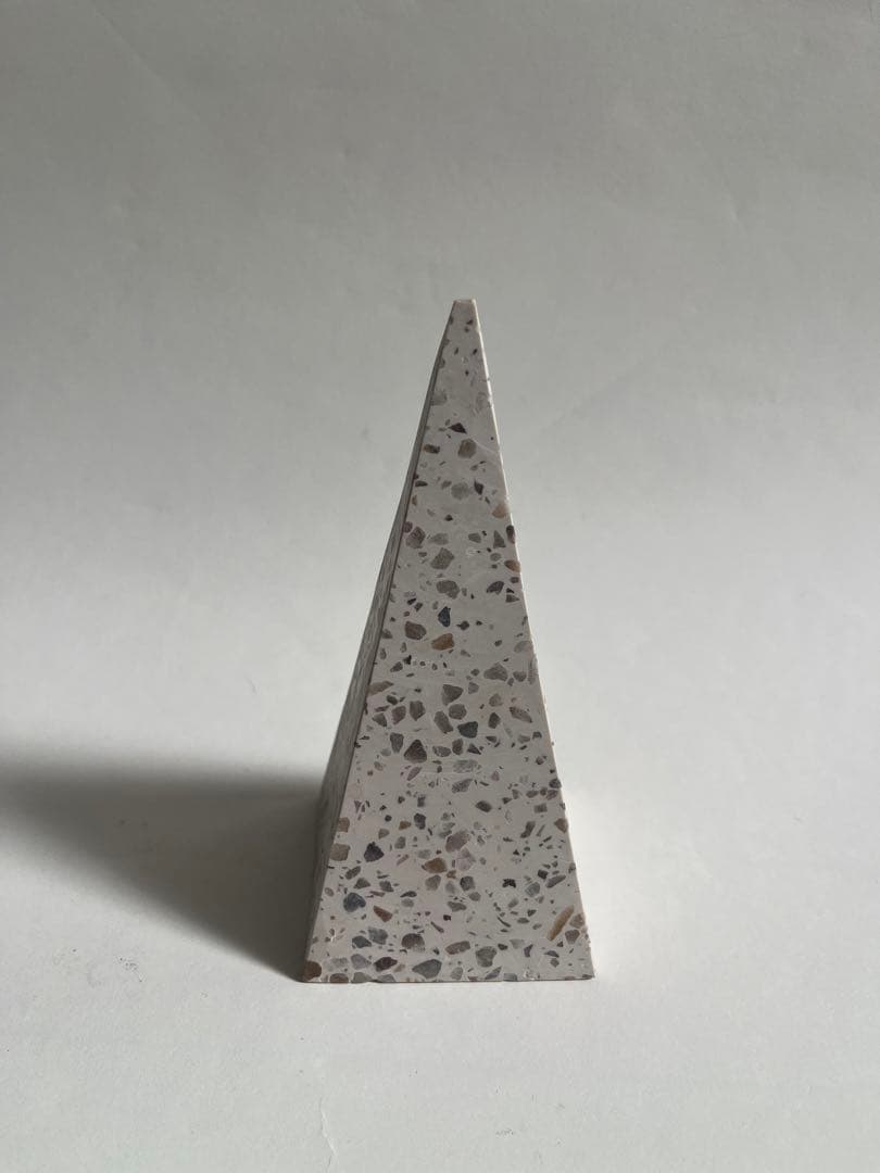 新品　テラゾーオブジェ3個セット　ブックエンド　　 検）コンランショップ