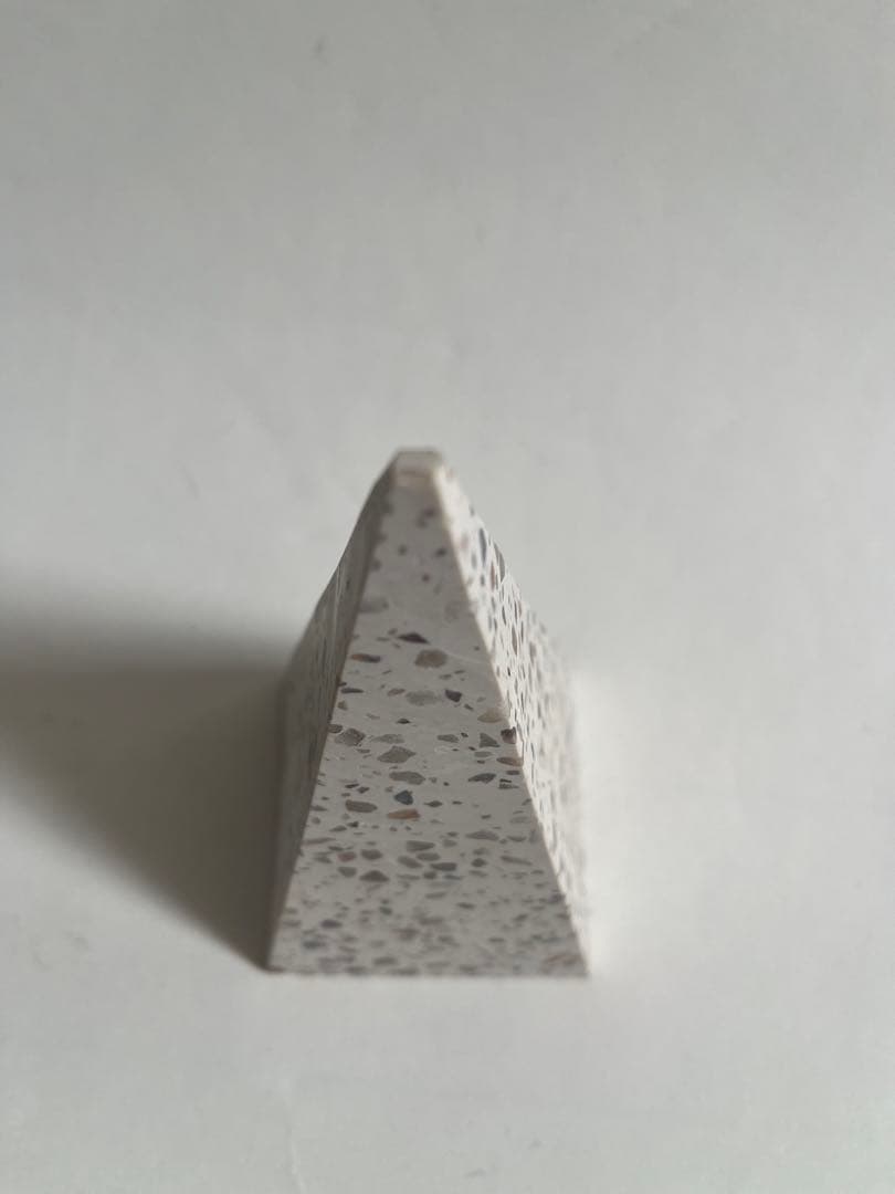 新品　テラゾーオブジェ3個セット　ブックエンド　　 検）コンランショップ