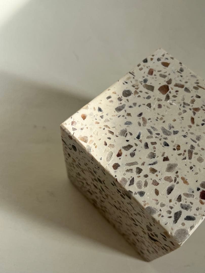 新品　テラゾーオブジェ3個セット　ブックエンド　　 検）コンランショップ