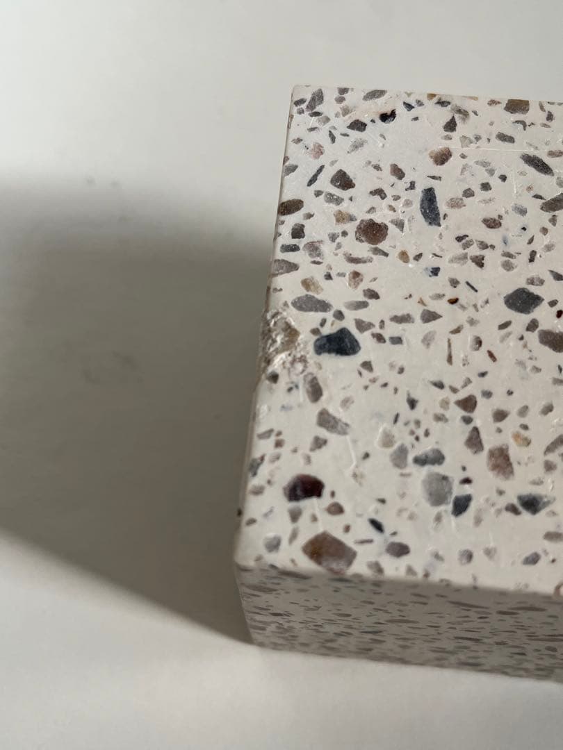 新品　テラゾーオブジェ3個セット　ブックエンド　　 検）コンランショップ