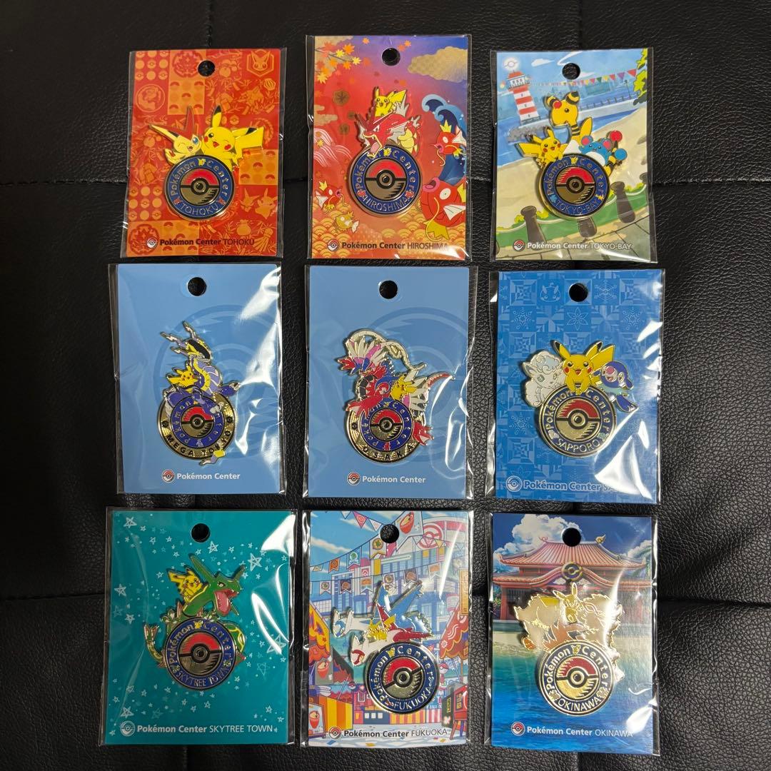 ポケモンセンター ピンズ ロゴピンズ ピンバッジ　コンプリート スカイツリー