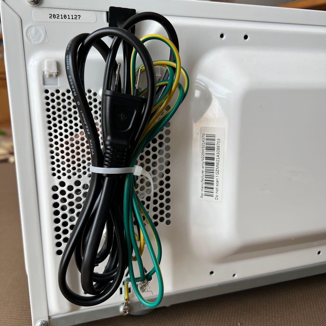 【美品】ツインバード フラット電子レンジ DR-LD20 TWINBIRD