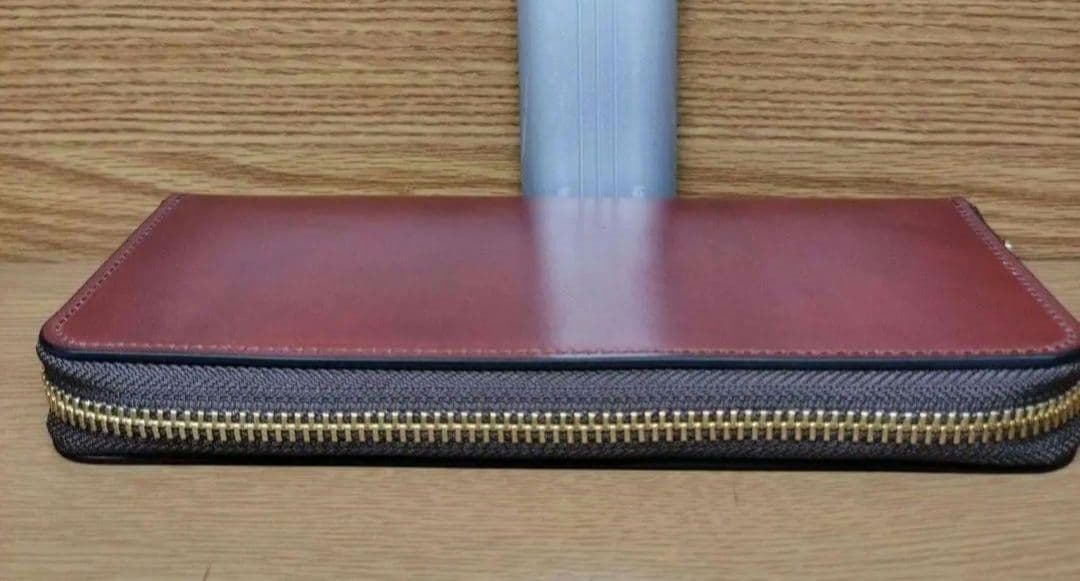 塩原レザーコードバン （ホーウィン/オイル仕上げ/#2色/ゴールド色）