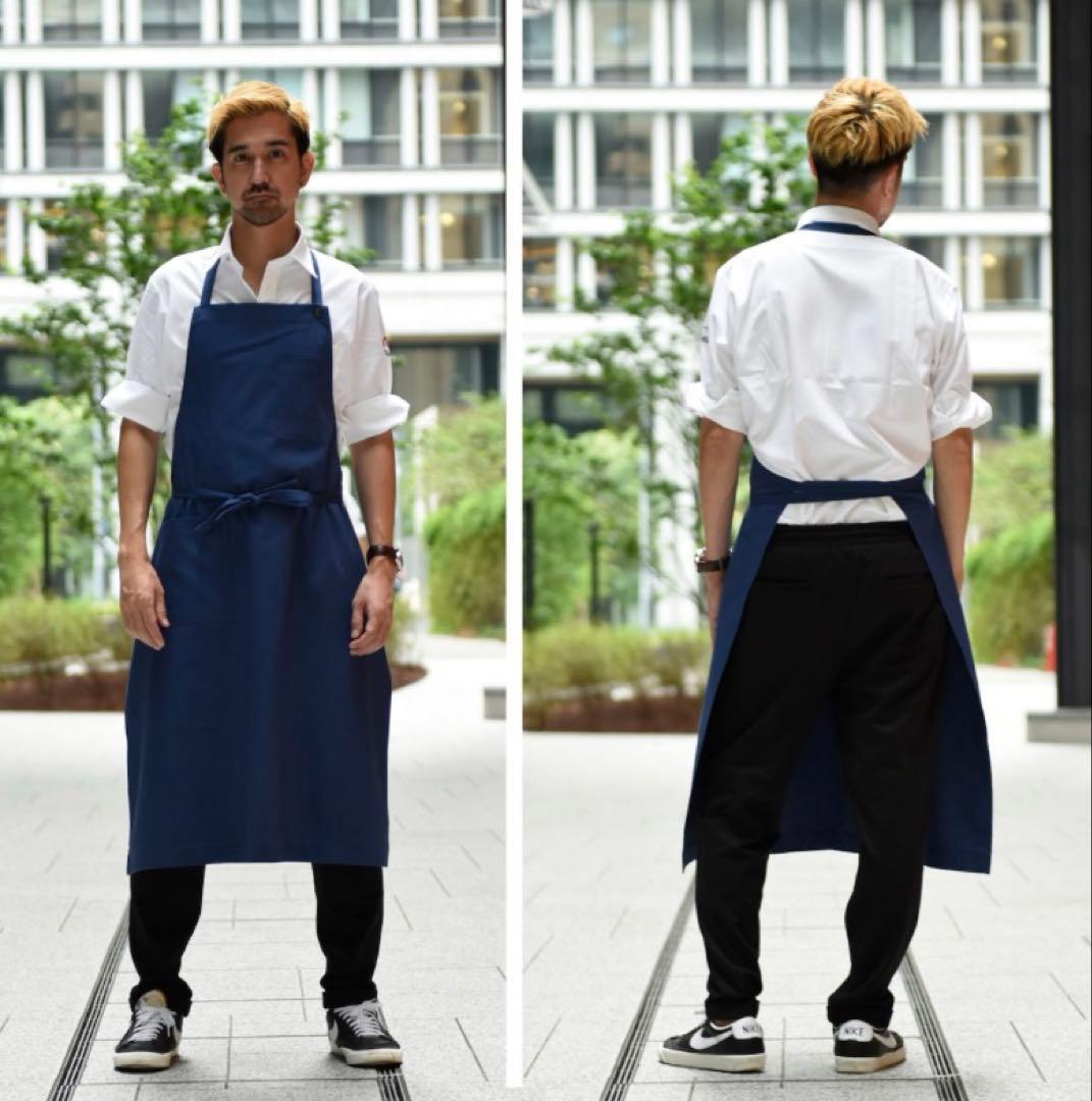 入手困難　エルトランスバル　ロングエプロン　ネイビー　新品　一枚