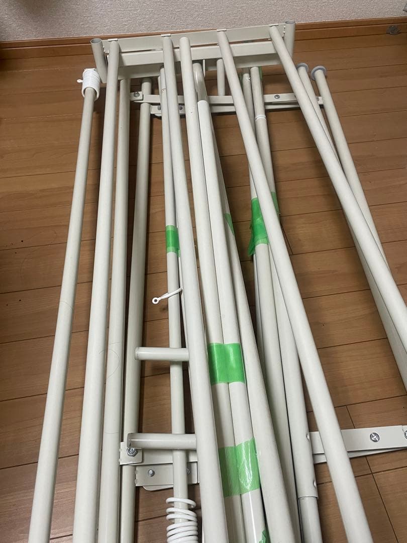 相模原【直接受取り優先】突っ張りクローゼットハンガーラックワイド 衣類収納