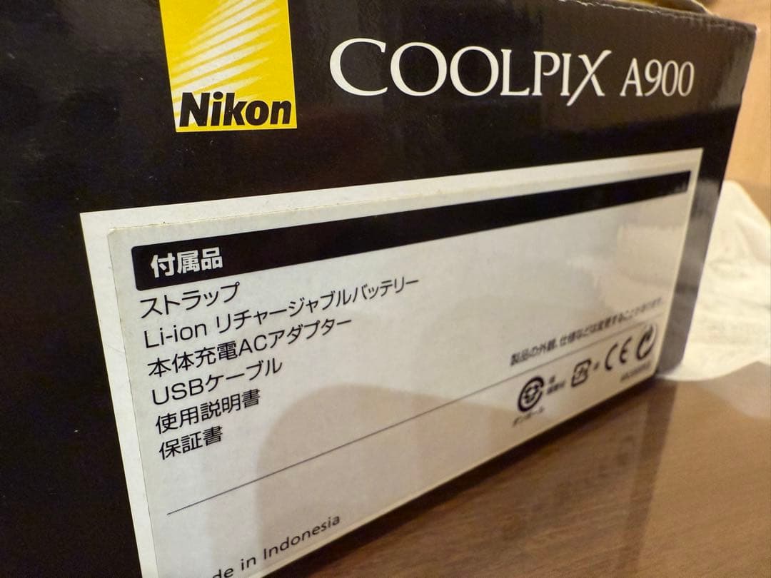 Nikon COOLPIX A900 ブラック（16GB SDカード付）