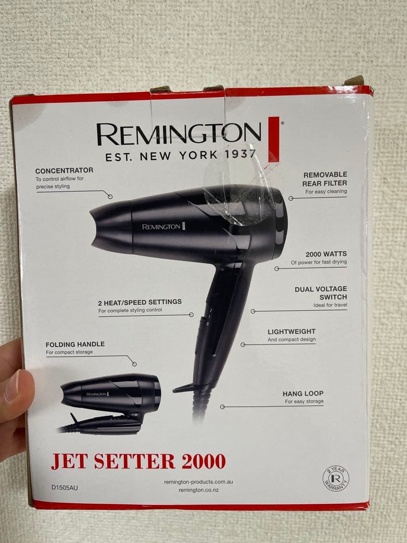 Remington JET SETTER 2000 海外用ヘアドライヤー